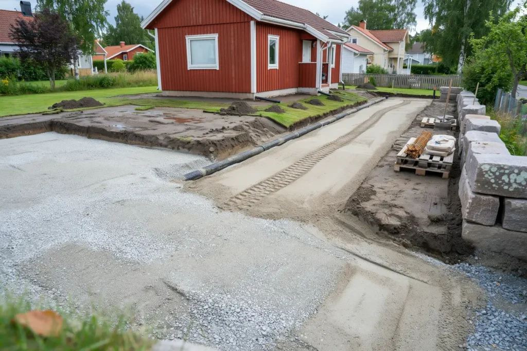 juli r r tt tid f r markarbete s f rbereder du tomten f r mur uppfart och framtida byggprojekt