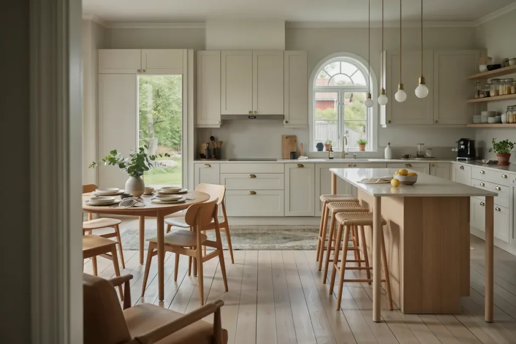 ombyggnad av k k och matplats i villa i torsh lla