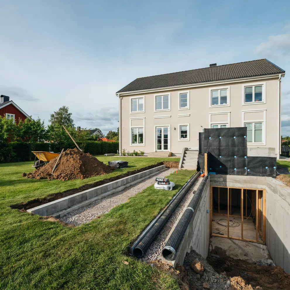 renovera kallare dranera husgrund eskilstuna sormland
